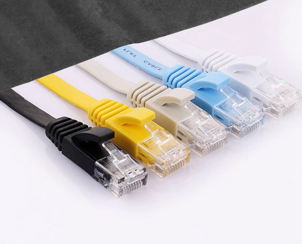 Flat Cat.5e Cat.6 UTP Patch Cable