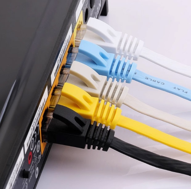 Flat Cat.5e Cat.6 UTP Patch Cable