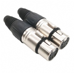 5P male female xlr connector