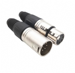 5P male female xlr connector