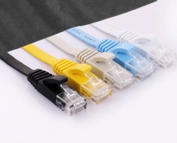 Flat Cat.5e Cat.6 UTP Patch Cable