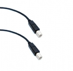 USB 2.0 Type B Male to Type B Female Panel Mount Printer Extension Cable with Screw